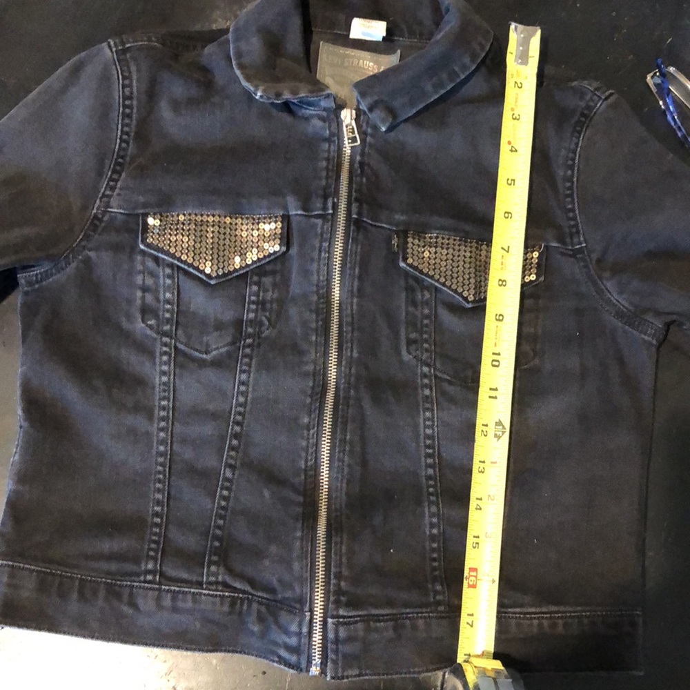 Levi Sequin Jean Jacket - image 7